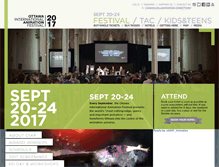 Tablet Screenshot of animationfestival.ca